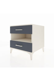 Kronos Komodin Tek Raflı 2 Çekmeceli 60x59x64 Aytaşı-Antrasit