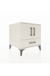 Kronos Komodin 2 Raflı Tek Çekmeceli 2 Kapaklı 60x59x64 Aytaşı-Aytaşı