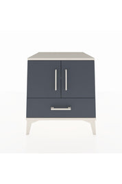 Kronos Komodin 2 Raflı Tek Çekmeceli 2 Kapaklı 60x59x64 Aytaşı-Antrasit
