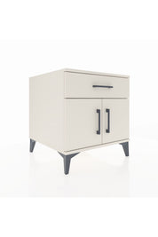 Kronos Komodin Tek Raflı Tek Çekmeceli 2 Kapaklı 60x59x64 Aytaşı-Aytaşı