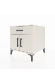 Kronos Komodin Tek Raflı Tek Çekmeceli 2 Kapaklı 60x59x64 Aytaşı-Aytaşı