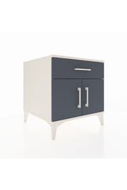 Kronos Komodin Tek Raflı Tek Çekmeceli 2 Kapaklı 60x59x64 Aytaşı-Antrasit