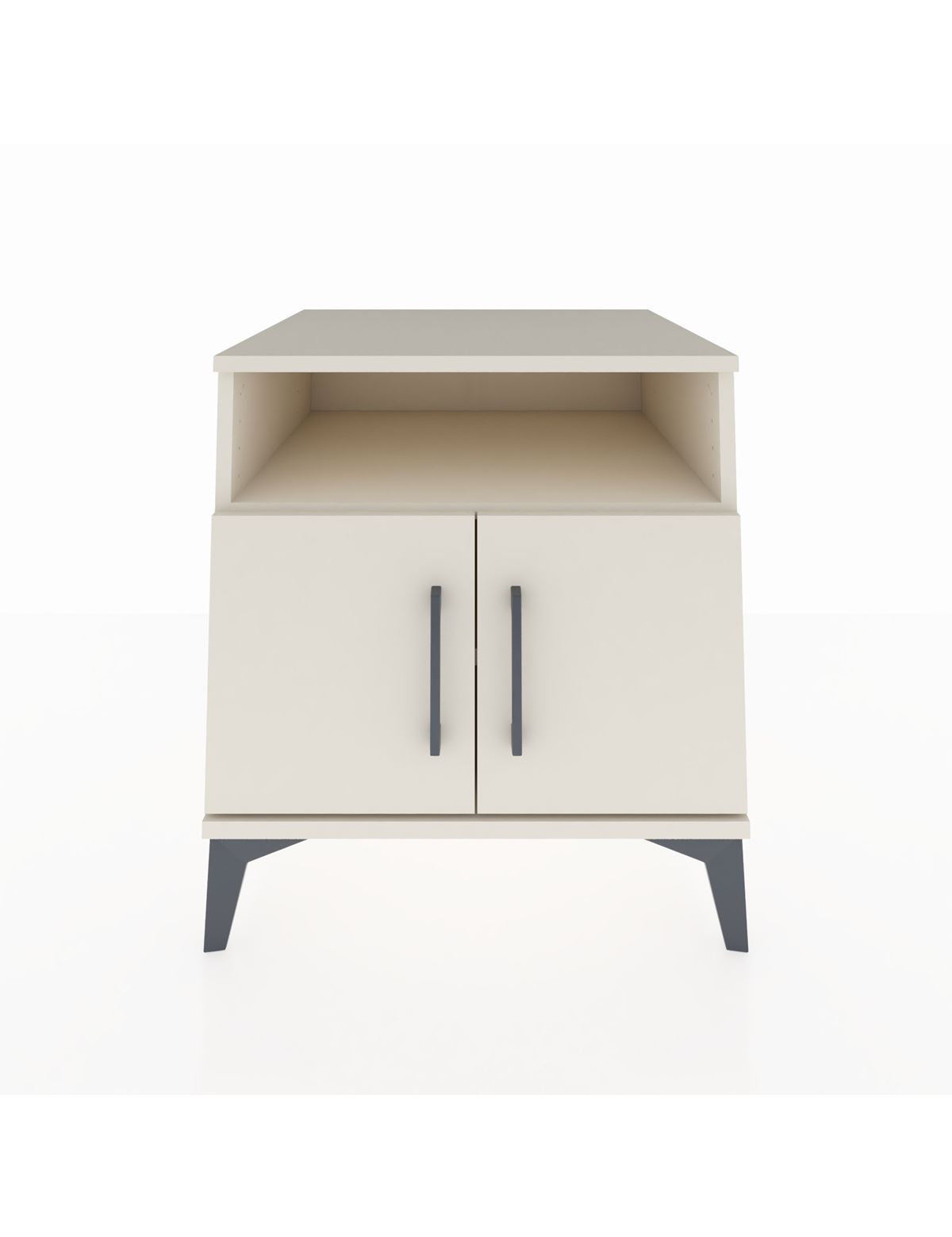 Kronos Komodin 2 Raflı 2 Kapaklı 60x59x64 Aytaşı-Aytaşı