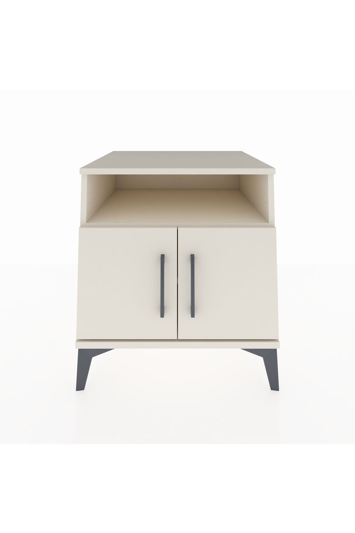 Kronos Komodin 2 Raflı 2 Kapaklı 60x59x64 Aytaşı-Aytaşı