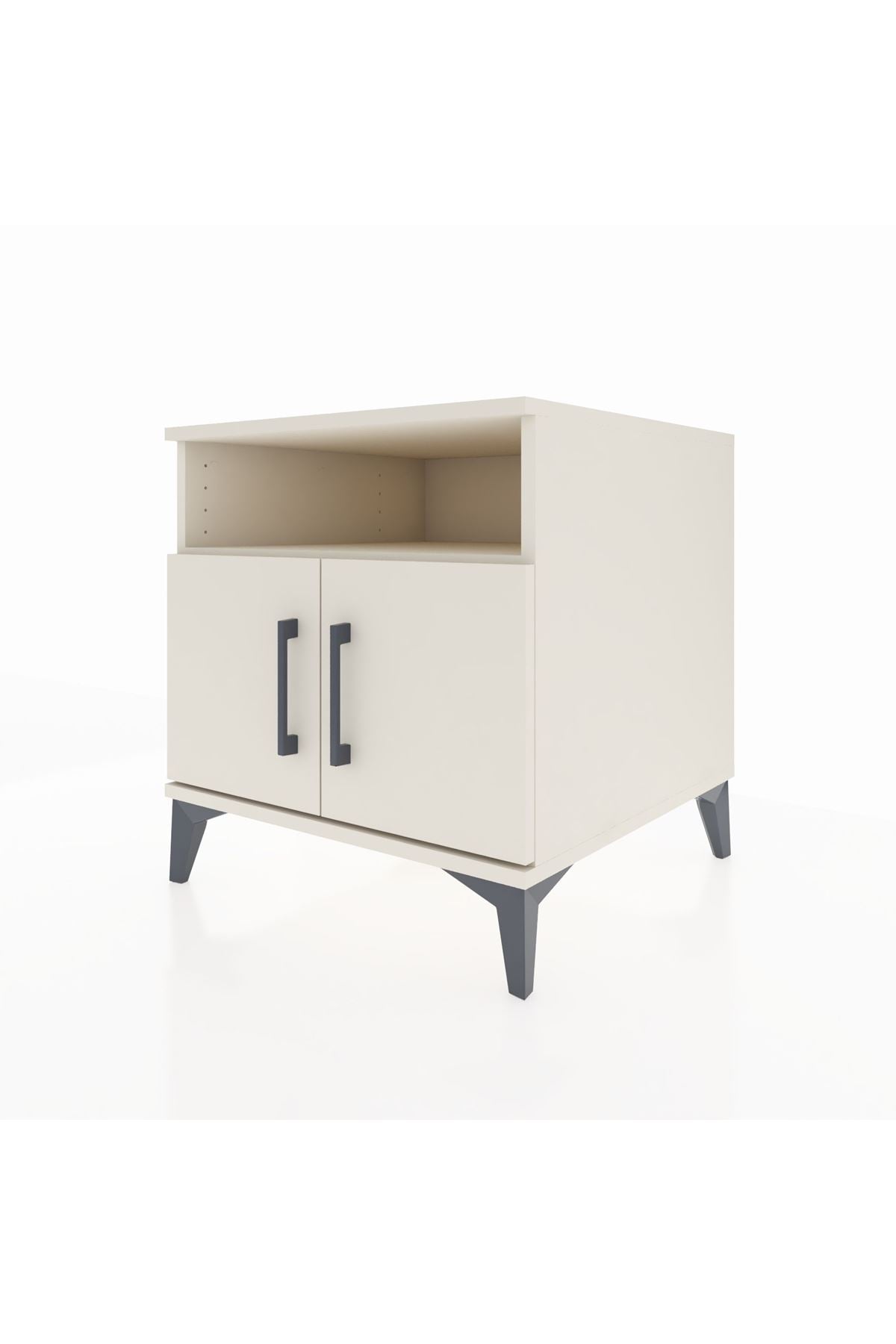 Kronos Komodin 2 Raflı 2 Kapaklı 60x59x64 Aytaşı-Aytaşı