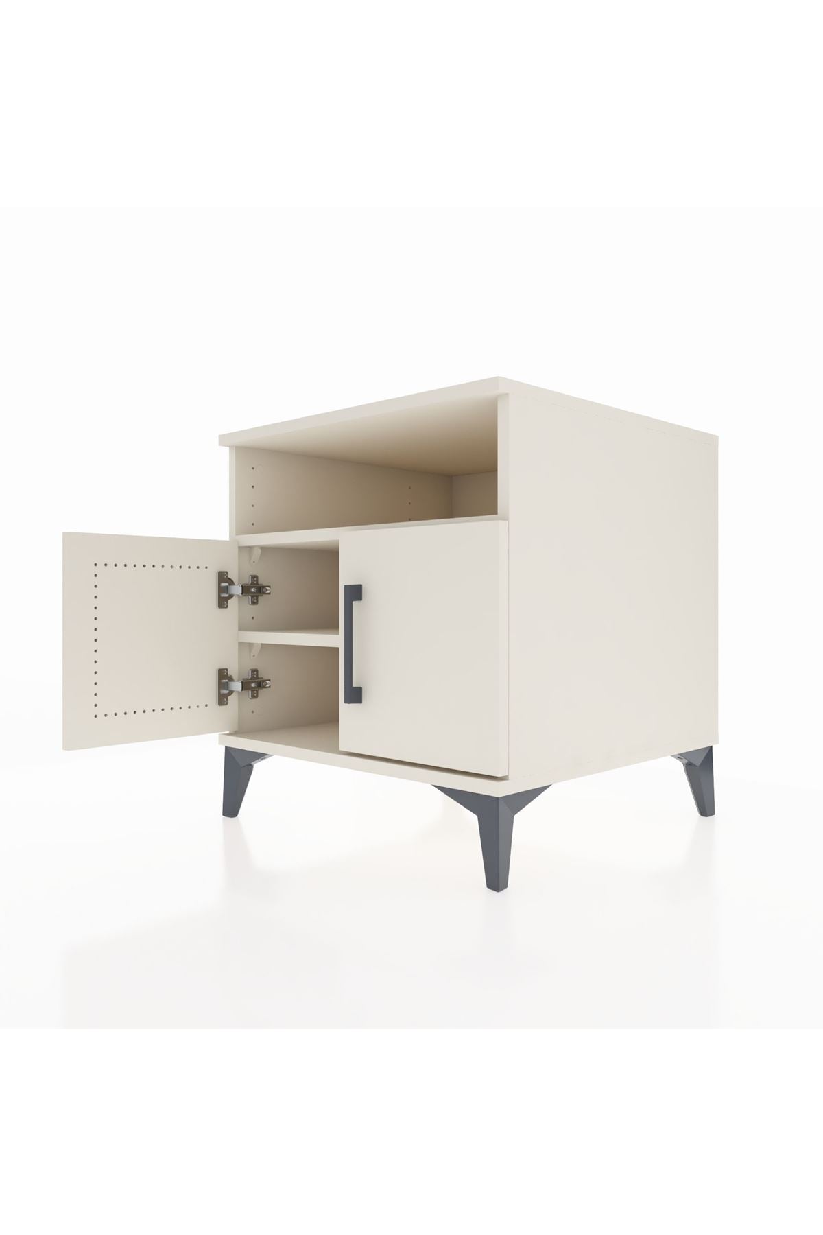 Kronos Komodin 2 Raflı 2 Kapaklı 60x59x64 - S78M009V1C