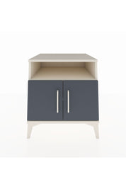 Kronos Komodin 2 Raflı 2 Kapaklı 60x59x64 Aytaşı-Antrasit