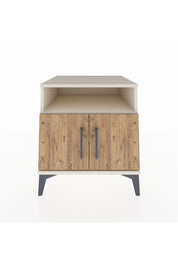 Kronos Komodin 2 Raflı 2 Kapaklı 60x59x64 Aytaşı-Çam