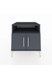 Kronos Komodin 2 Raflı 2 Kapaklı 60x59x64 Antrasit-Antrasit