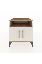 Kronos Komodin 2 Raflı 2 Kapaklı 60x59x64 Çam-Aytaşı