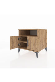 Kronos Komodin 2 Raflı 2 Kapaklı 60x59x64 - S78M009V9C