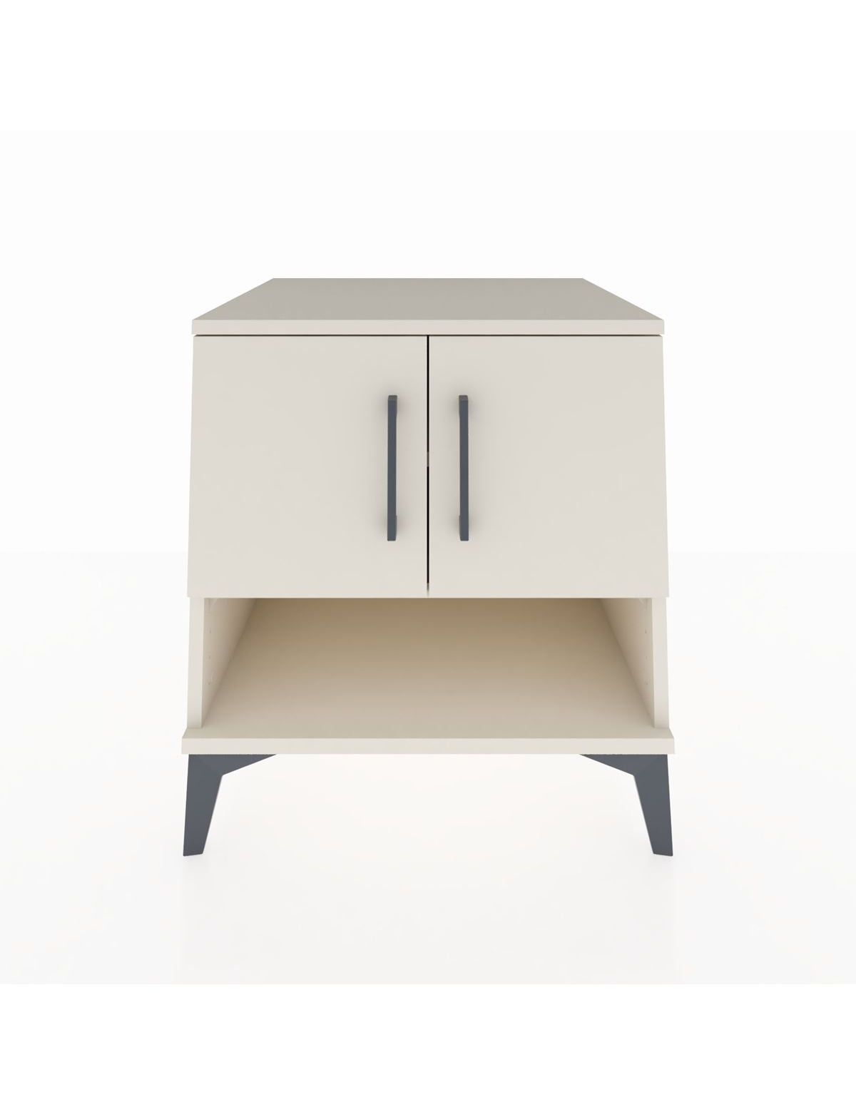 Kronos Komodin 2 Raflı 2 Kapaklı 60x59x64 Aytaşı-Aytaşı