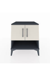 Kronos Komodin 2 Raflı 2 Kapaklı 60x59x64 Antrasit-Aytaşı