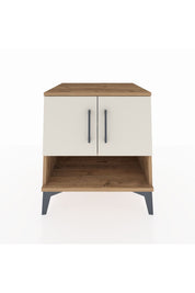 Kronos Komodin 2 Raflı 2 Kapaklı 60x59x64 Çam-Aytaşı