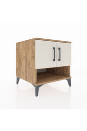 Kronos Komodin 2 Raflı 2 Kapaklı 60x59x64 Çam-Aytaşı