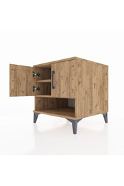 Kronos Komodin 2 Raflı 2 Kapaklı 60x59x64 - S78M010V9C