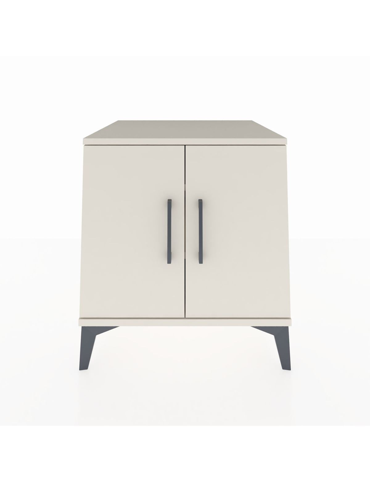 Kronos Komodin 2 Raflı 2 Kapaklı 60x59x64 Aytaşı-Aytaşı