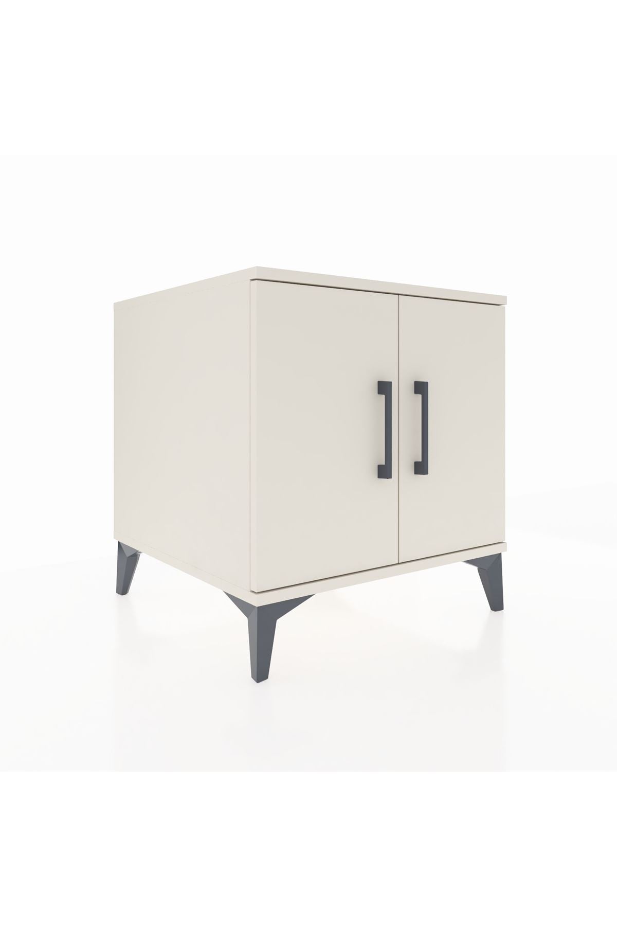 Kronos Komodin 2 Raflı 2 Kapaklı 60x59x64 Aytaşı-Aytaşı