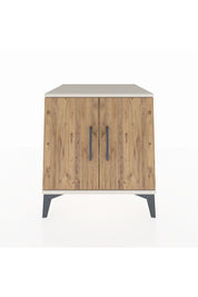 Kronos Komodin 2 Raflı 2 Kapaklı 60x59x64 Aytaşı-Çam