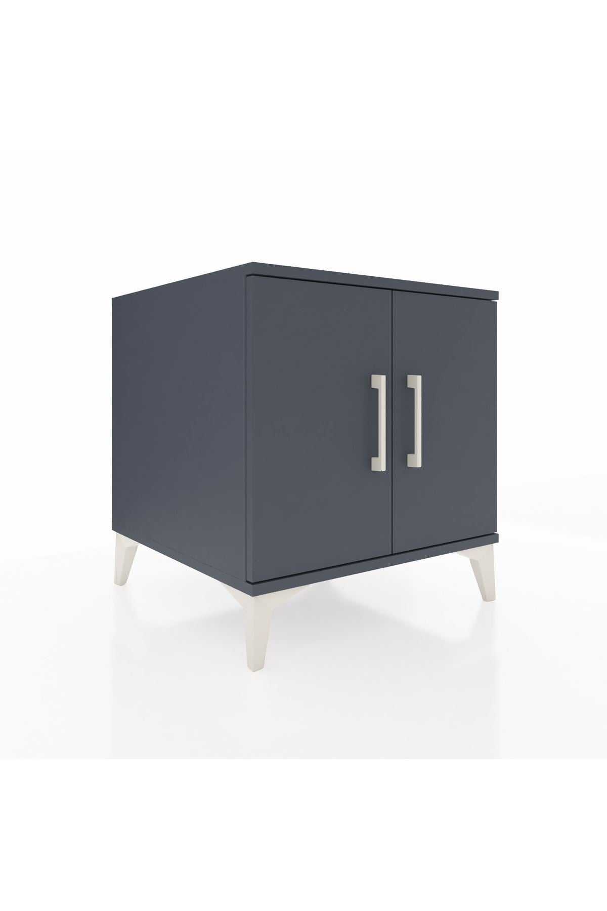 Kronos Komodin 2 Raflı 2 Kapaklı 60x59x64 - S78M011V5C