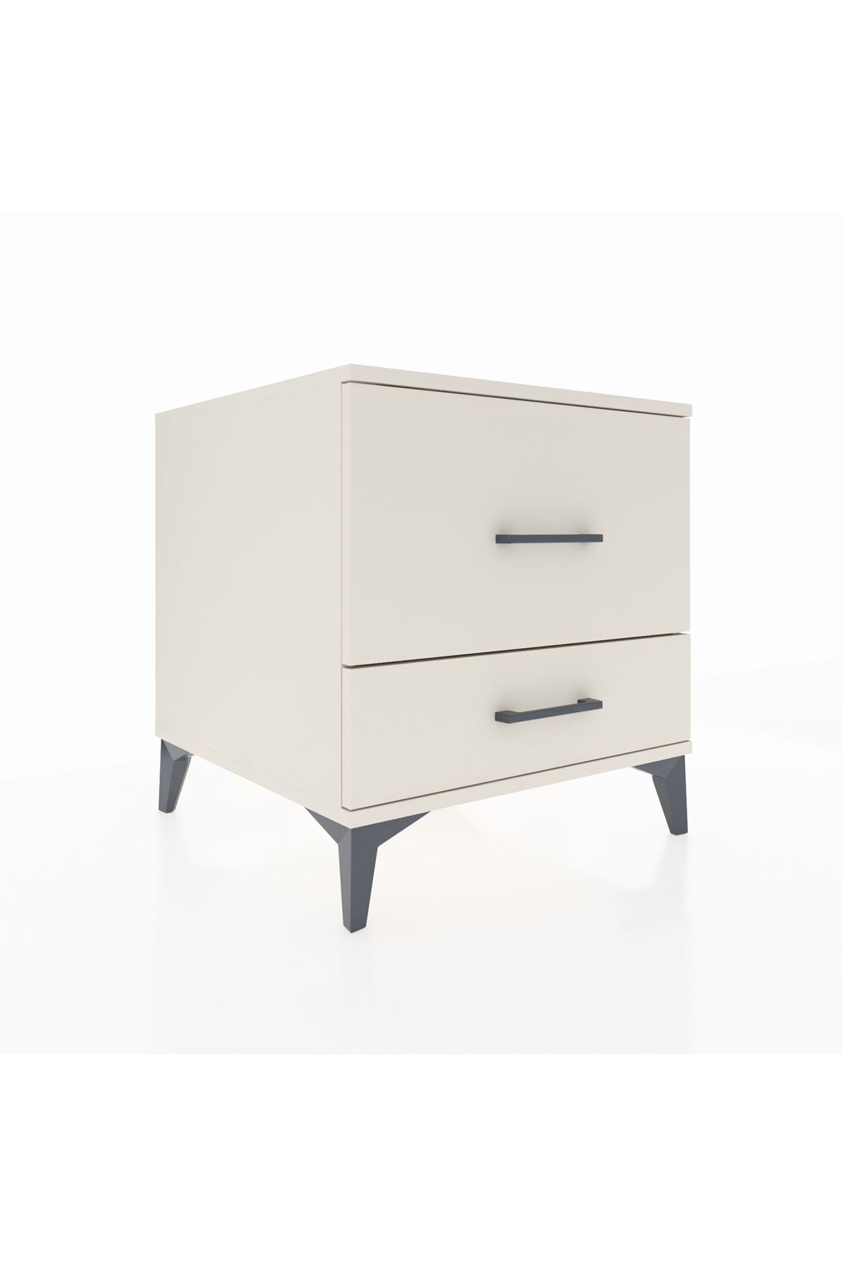 Kronos Komodin 2 Çekmeceli 60x59x64 Aytaşı-Aytaşı