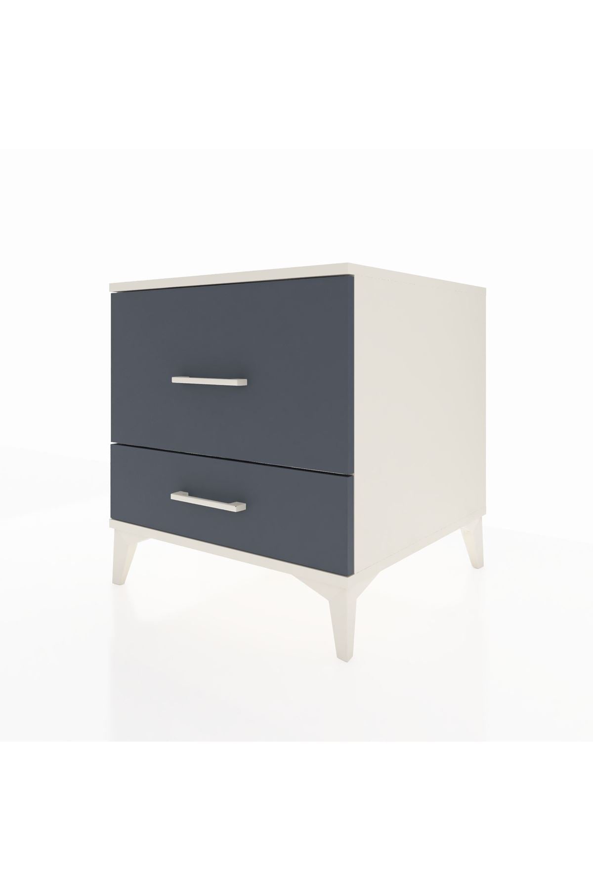 Kronos Komodin 2 Çekmeceli 60x59x64 Aytaşı-Antrasit