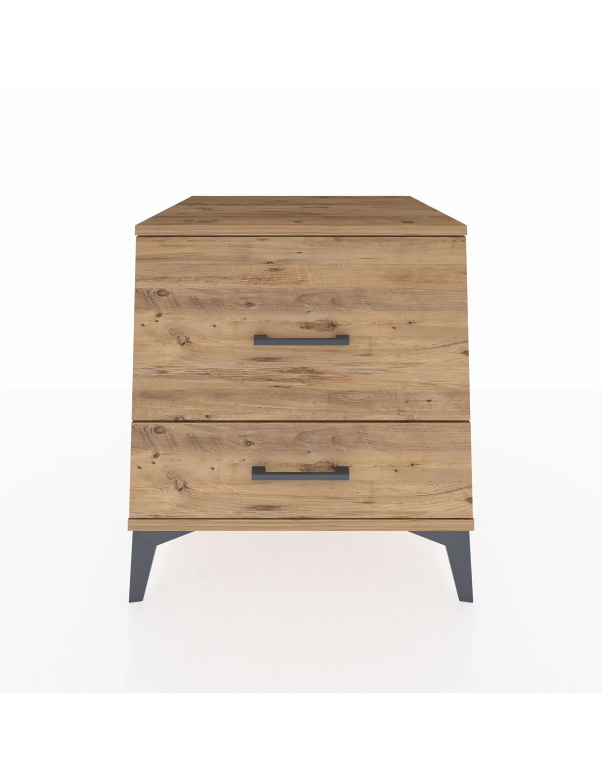 Kronos Komodin 2 Çekmeceli 60x59x64 Çam-Çam