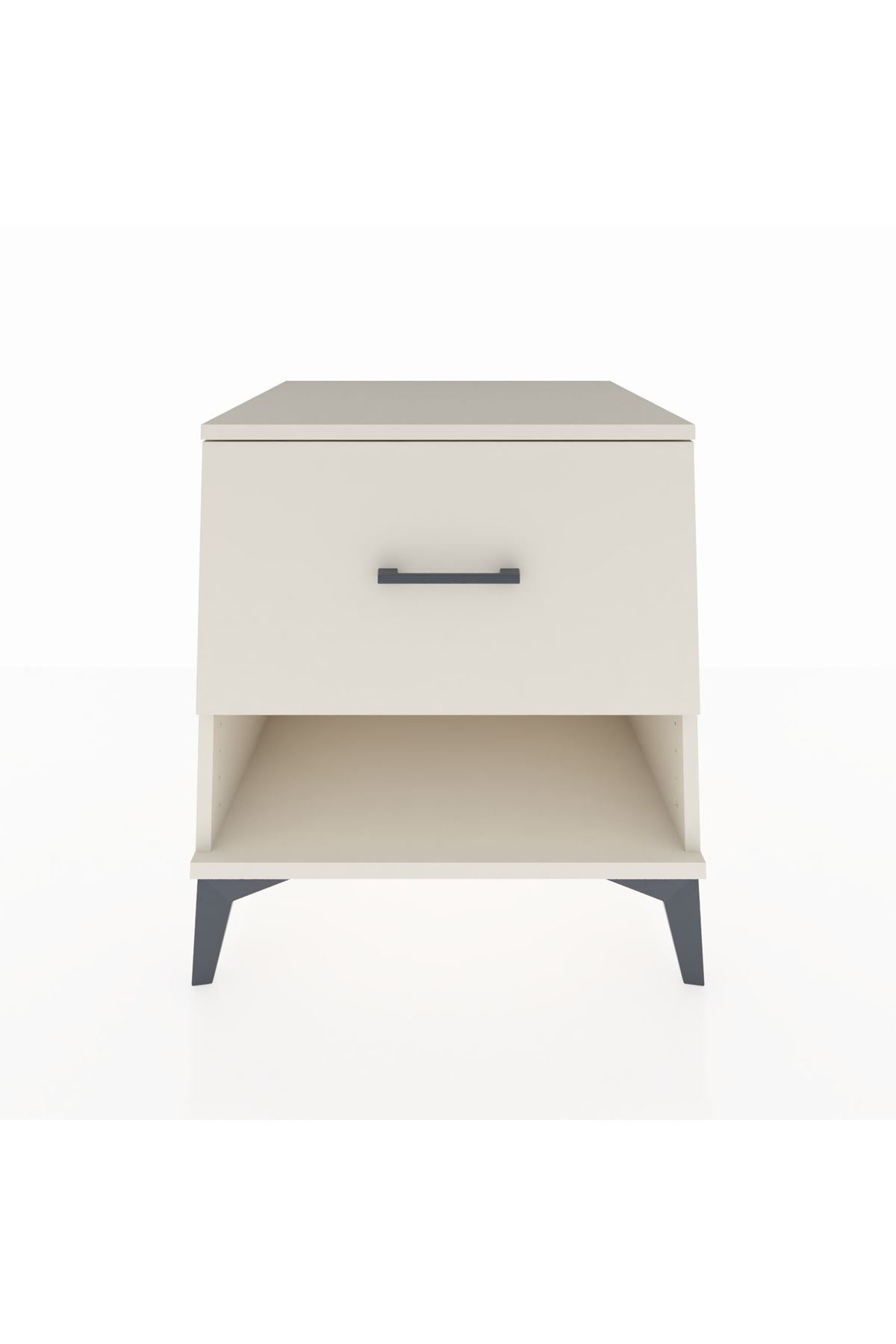 Kronos Komodin Tek Çekmeceli 60x59x64 Aytaşı-Aytaşı