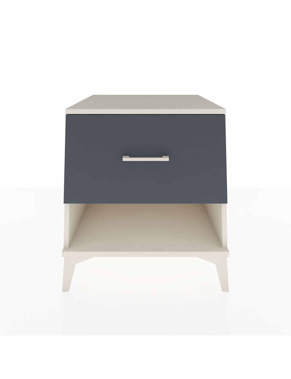 Kronos Komodin Tek Çekmeceli 60x59x64 Aytaşı-Antrasit