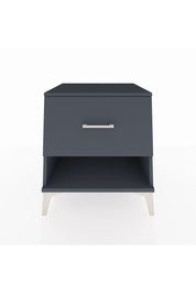 Kronos Komodin Tek Çekmeceli 60x59x64 Antrasit-Antrasit