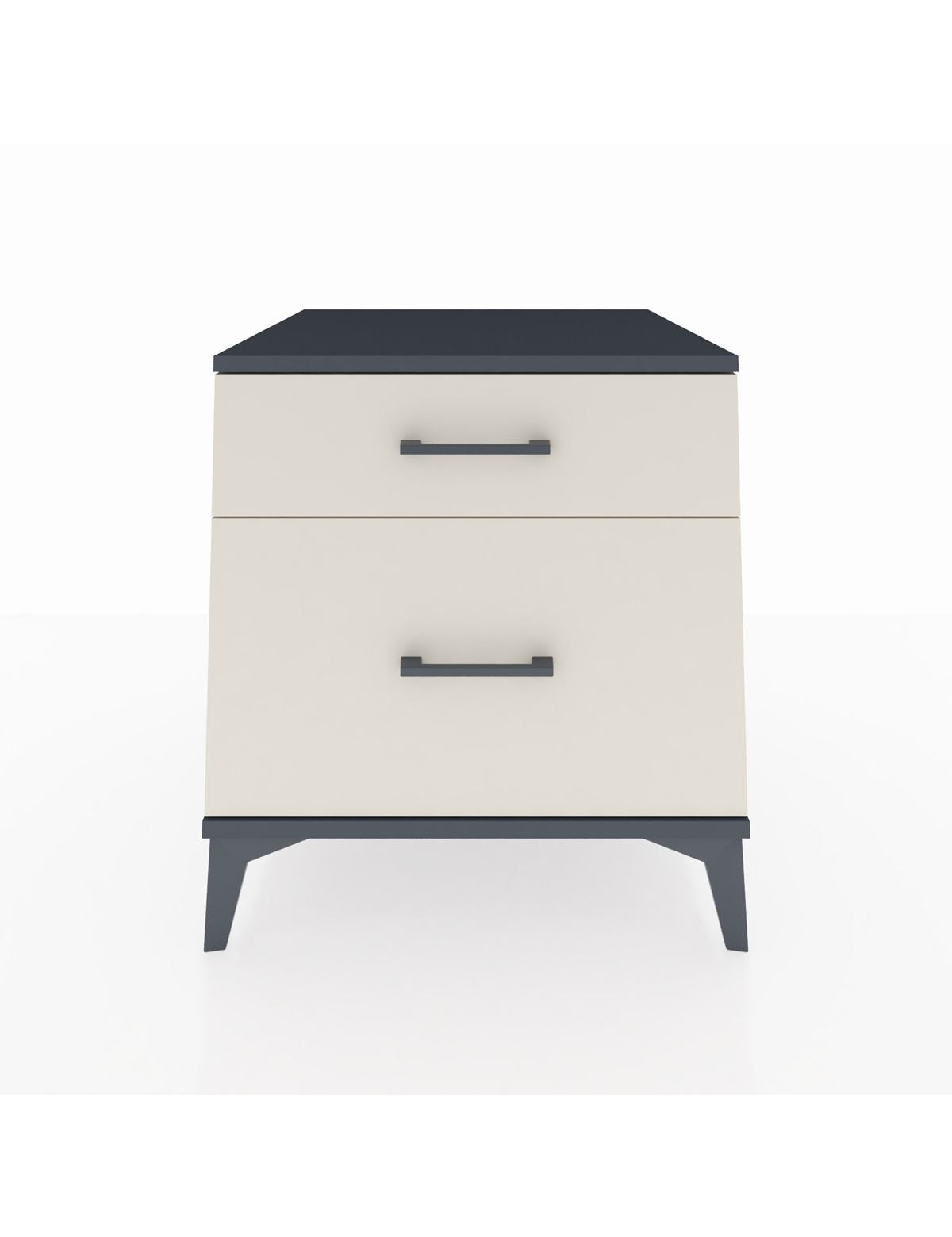 Kronos Komodin 2 Çekmeceli 60x59x64 Antrasit-Aytaşı