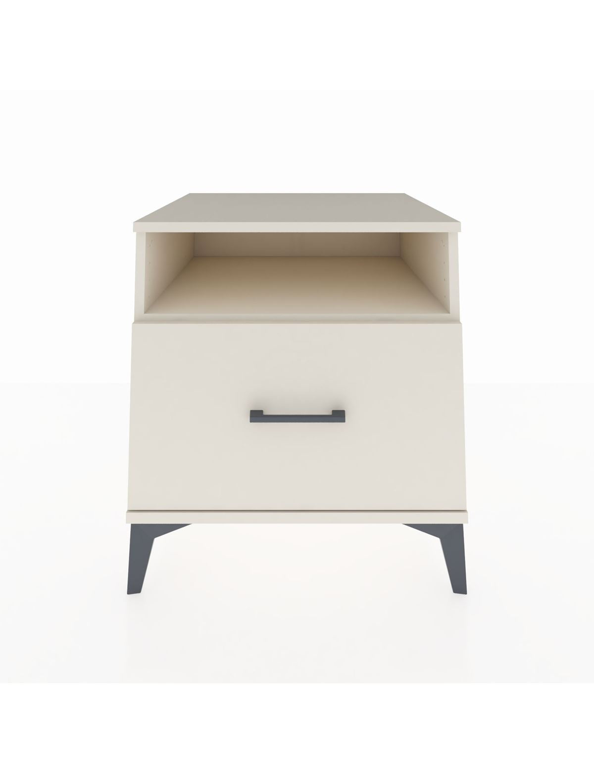 Kronos Komodin Tek Raflı Tek Çekmeceli 60x59x64 Aytaşı-Aytaşı