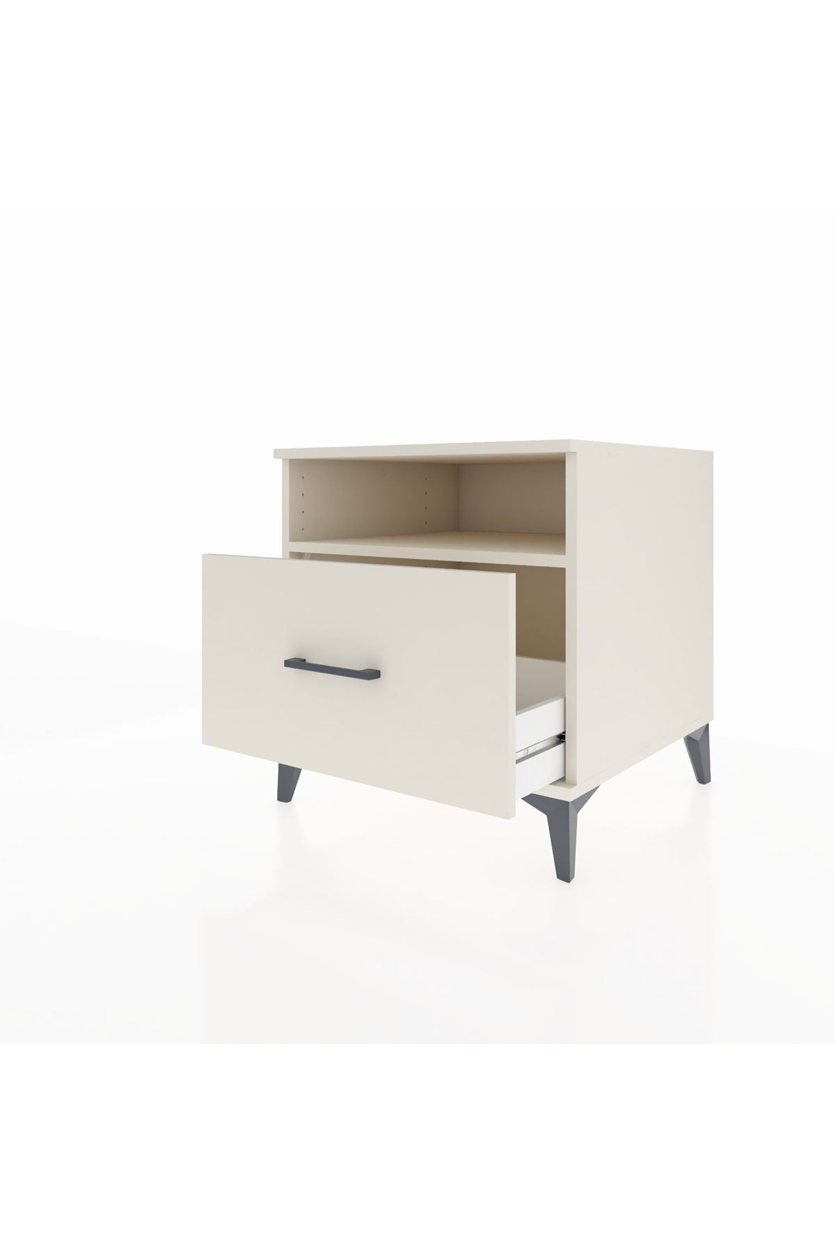Kronos Komodin Tek Raflı Tek Çekmeceli 60x59x64 - S78M015V1C