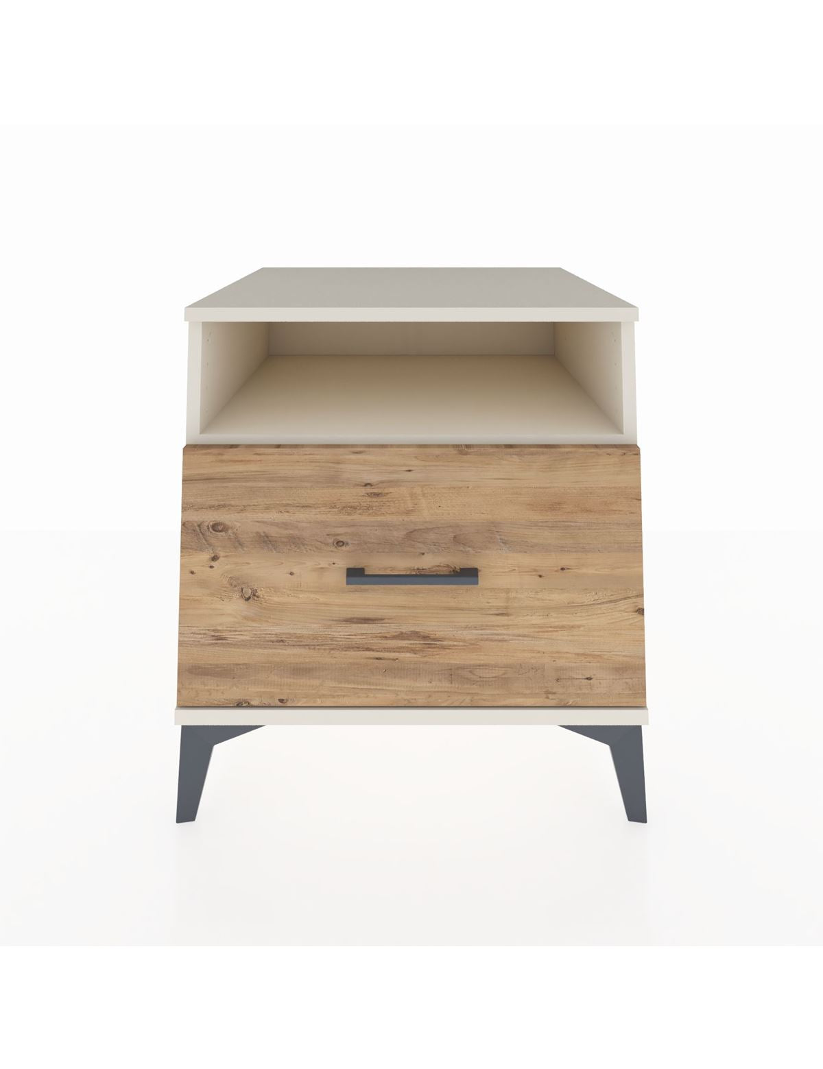 Kronos Komodin Tek Raflı Tek Çekmeceli 60x59x64 Aytaşı-Çam