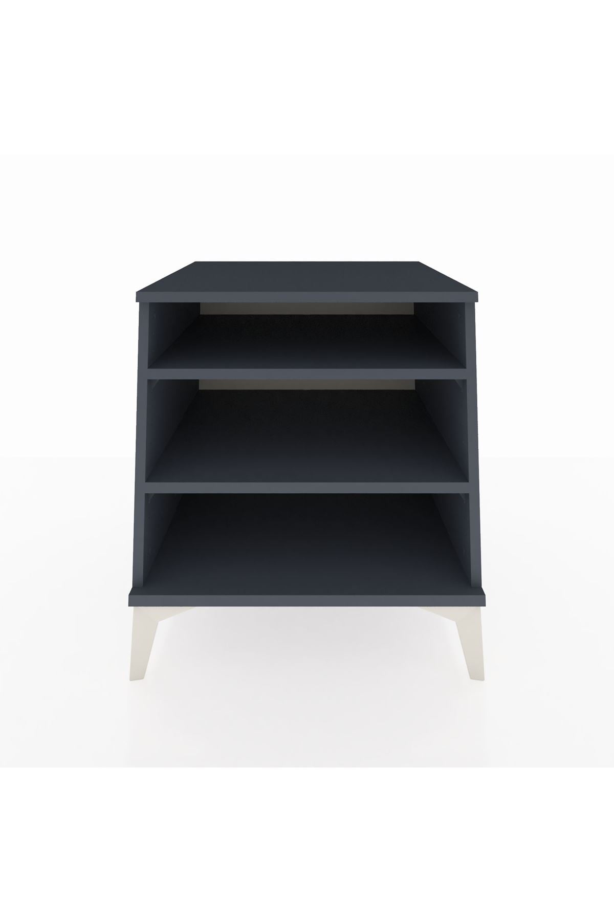 Kronos Komodin 2 Raflı 60x59x64 Antrasit-Antrasit