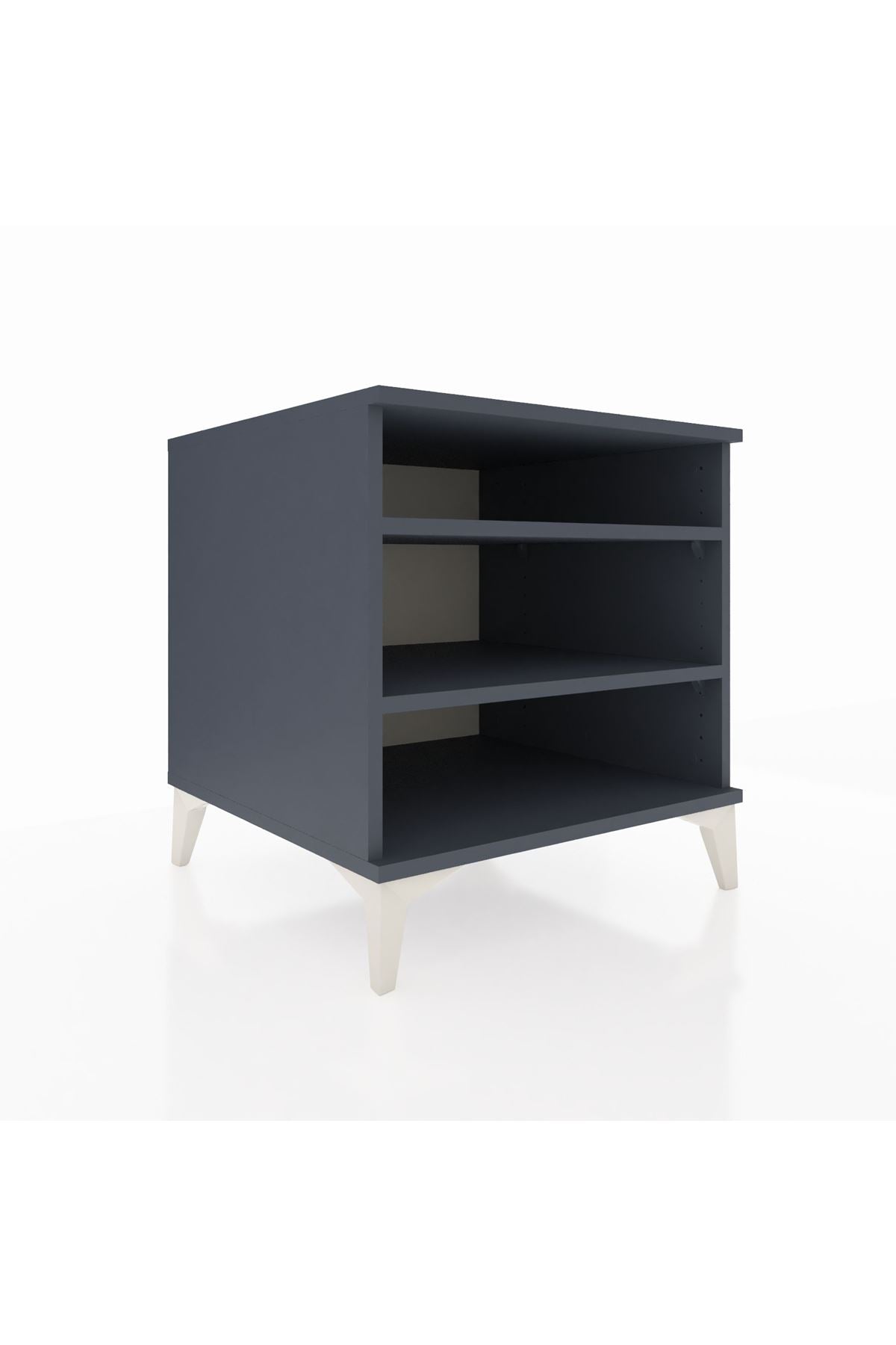 Kronos Komodin 2 Raflı 60x59x64 Antrasit-Antrasit