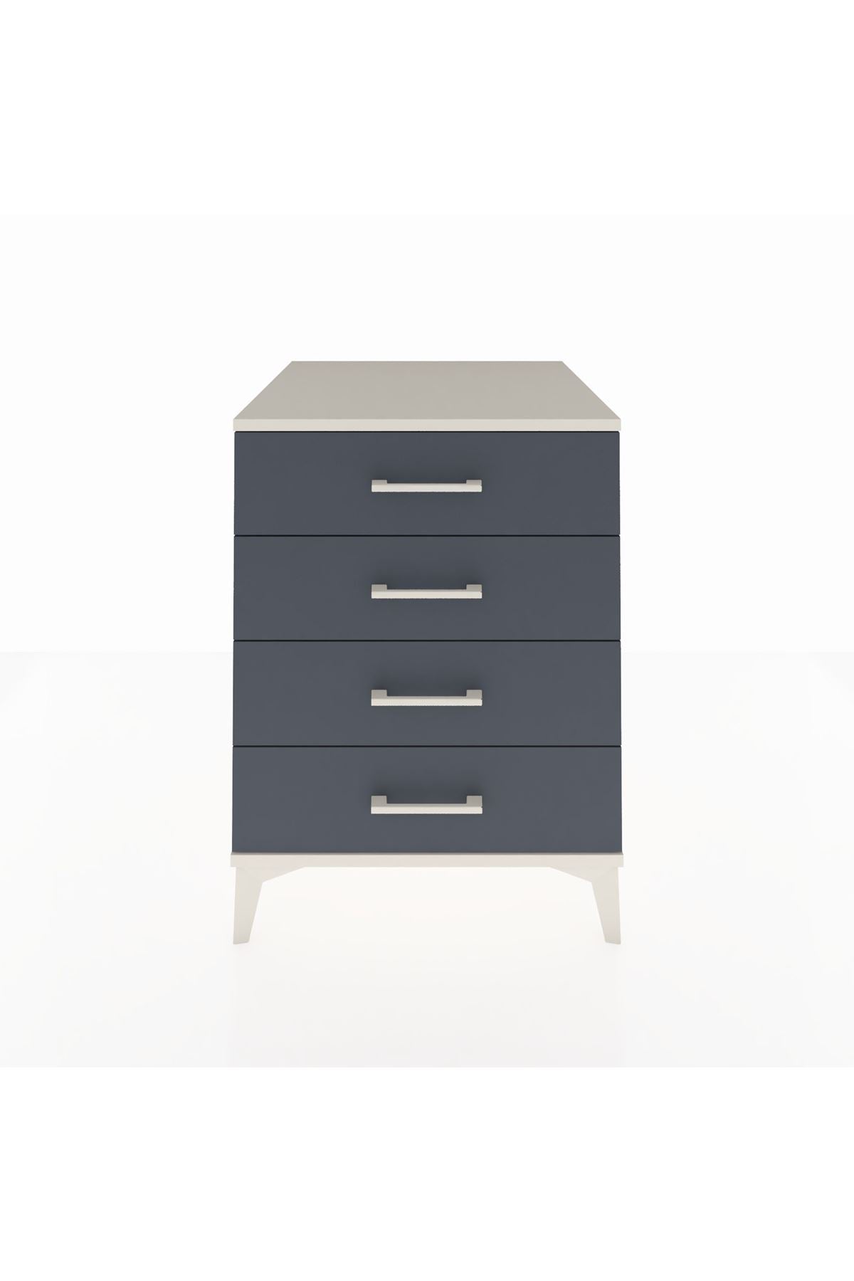 Kronos Komodin 4 Çekmeceli 60x59x80 Aytaşı-Antrasit