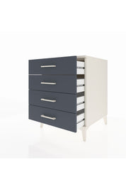 Kronos Komodin 4 Çekmeceli 60x59x80 Aytaşı-Antrasit