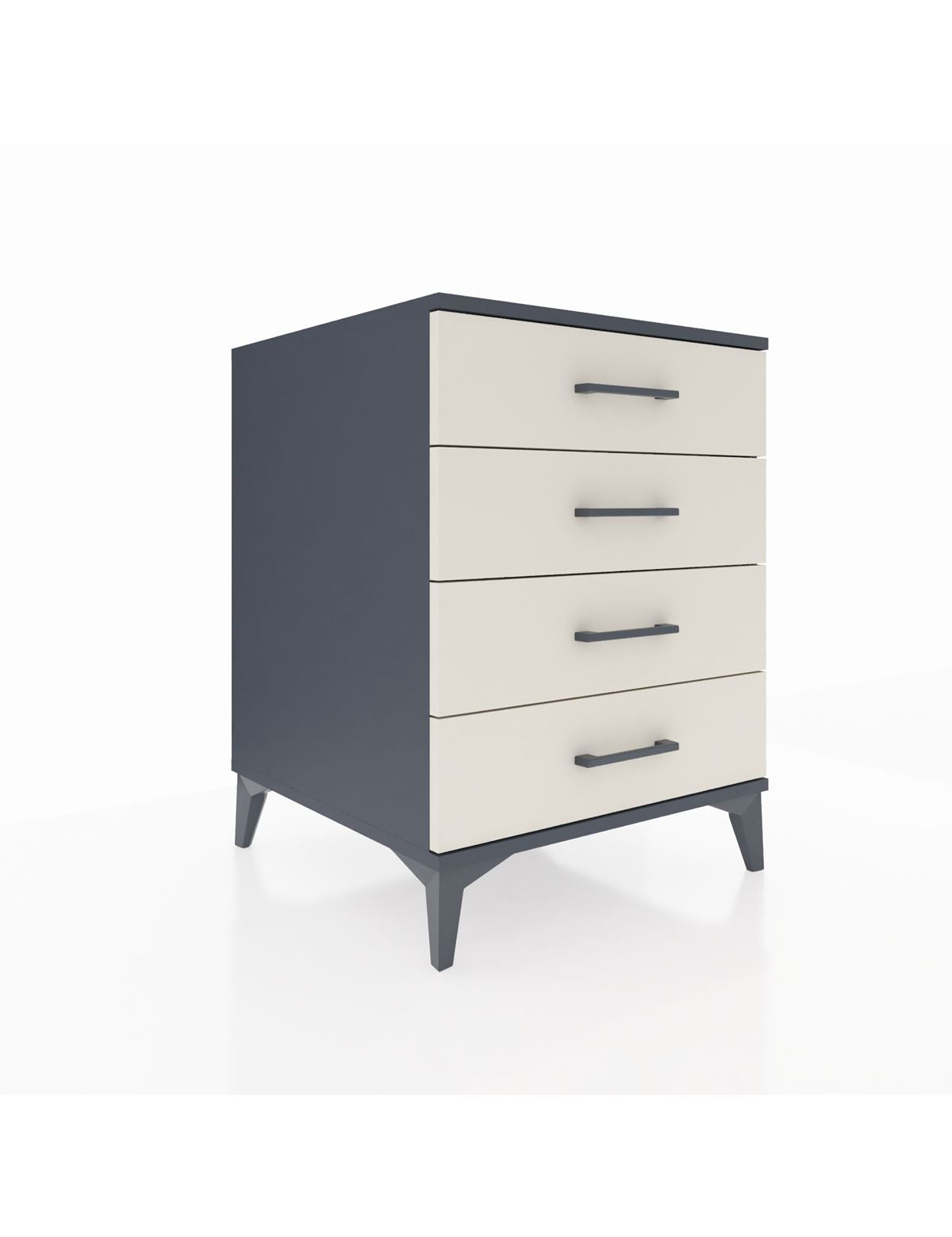 Kronos Komodin 4 Çekmeceli 60x59x80 Antrasit-Aytaşı