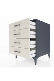 Kronos Komodin 4 Çekmeceli 60x59x80 Antrasit-Aytaşı