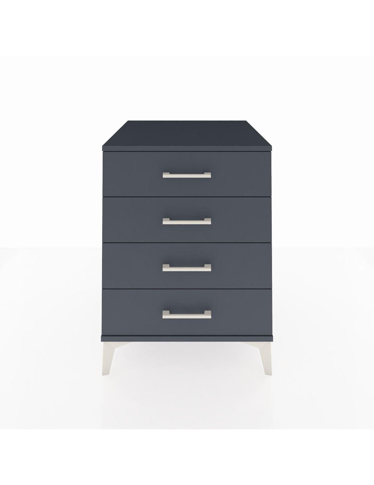 Kronos Komodin 4 Çekmeceli 60x59x80 Antrasit-Antrasit