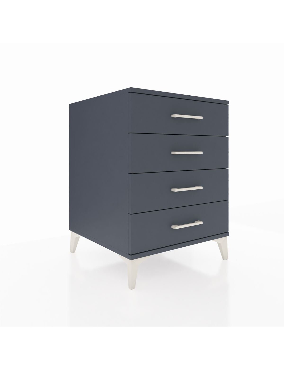 Kronos Komodin 4 Çekmeceli 60x59x80 Antrasit-Antrasit