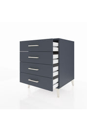 Kronos Komodin 4 Çekmeceli 60x59x80 Antrasit-Antrasit