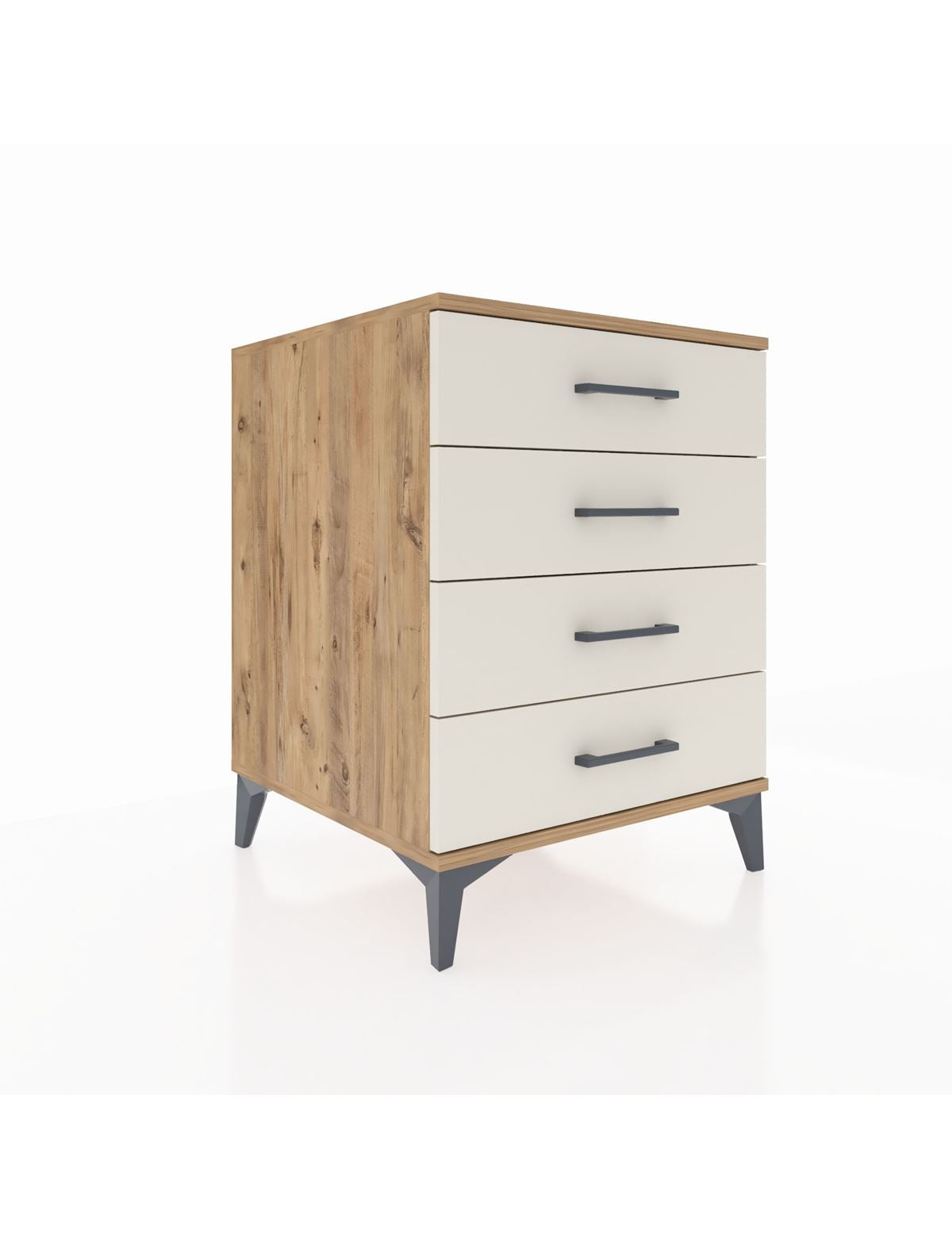 Kronos Komodin 4 Çekmeceli 60x59x80 Çam-Aytaşı