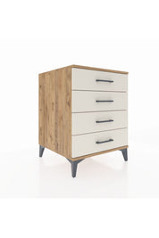 Kronos Komodin 4 Çekmeceli 60x59x80 Çam-Aytaşı