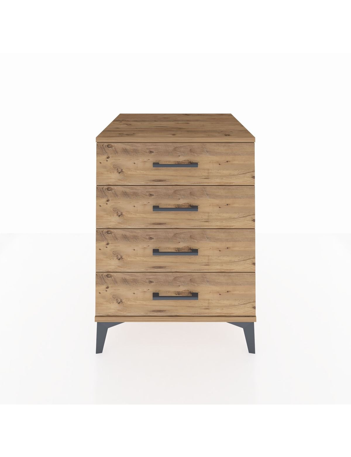 Kronos Komodin 4 Çekmeceli 60x59x80 Çam-Çam