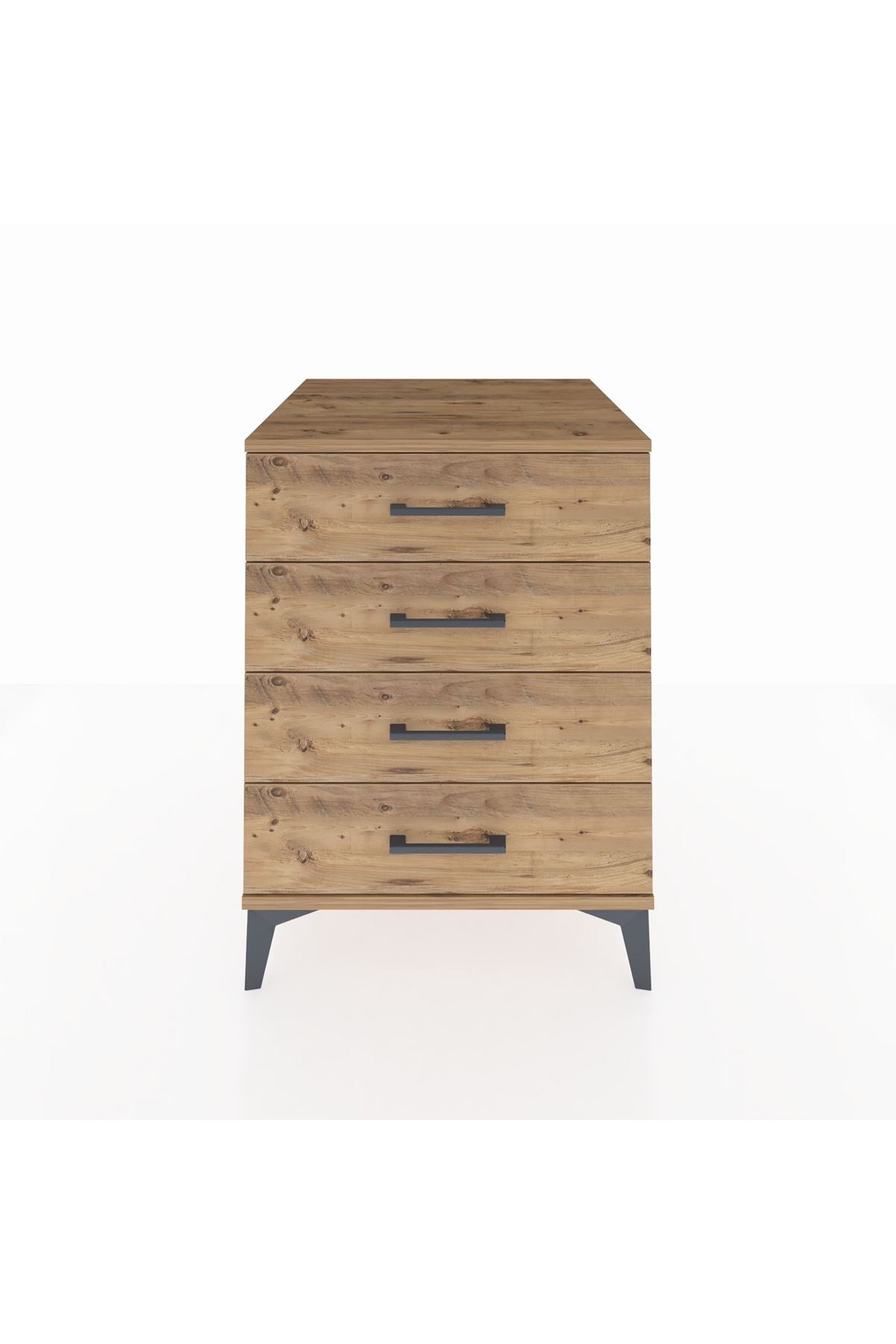 Kronos Komodin 4 Çekmeceli 60x59x80 Çam-Çam