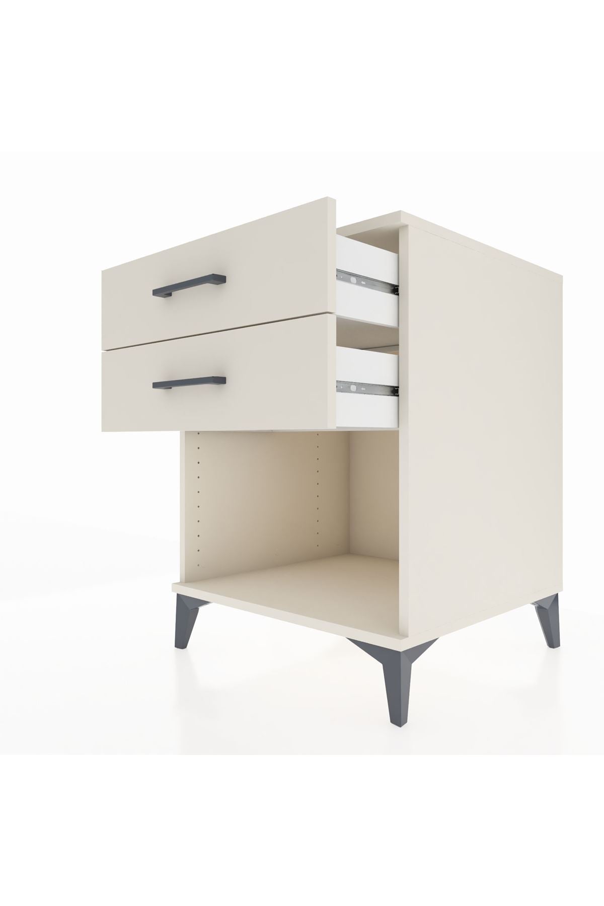 Kronos Komodin 2 Çekmeceli 60x59x80 Aytaşı-Aytaşı