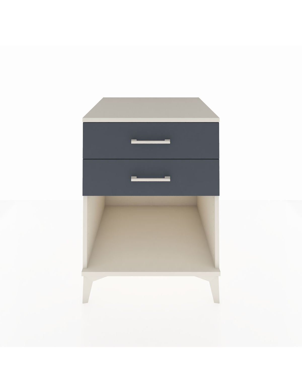 Kronos Komodin 2 Çekmeceli 60x59x80 Aytaşı-Antrasit