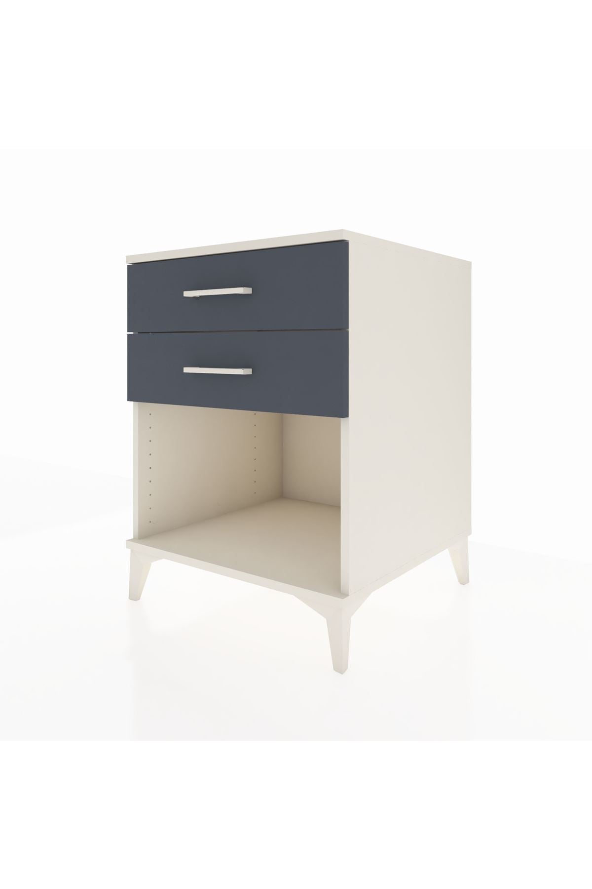 Kronos Komodin 2 Çekmeceli 60x59x80 Aytaşı-Antrasit